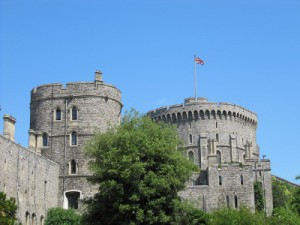 Windsor Castle - unglaublich mächtig, aber leider viel zu teuer und daher nur von außen ....
